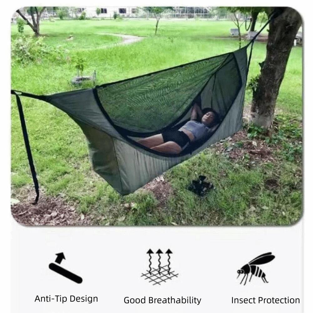 200x80cm Hängematte mit Moskitonetz Hängematten-Schaukel für den Außenbereich Camping