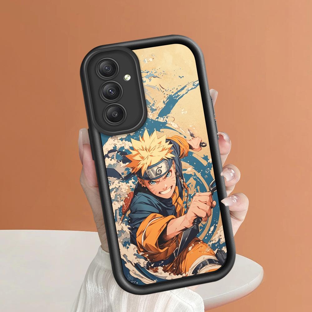 Weiches Silikon-Telefongehäuse mit quadratischem Leiterdruckmuster, vollständige Abdeckung, Kamera, stoßfestes Schutzgummigehäuse für Samsung