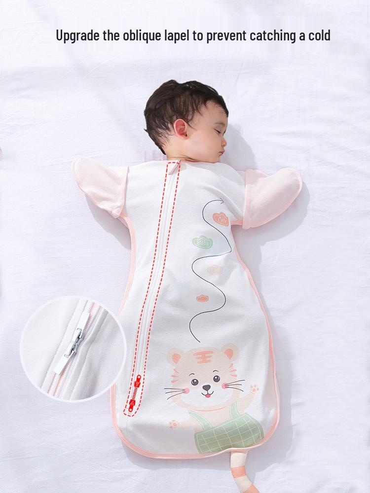 Grade A Pure Cotton Anti-Startle Swaddle Sack for Newborns by Anyang