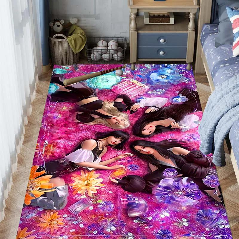 Blackpink: Global Icons Music Style carpet Doormat Suitable for all seasons Doormat Fashion Room