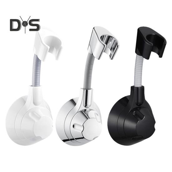 Adjustable Shower Head Holder Suction Cup Bracket No Drill Universal Angle Adjustment 360 Degree Rotation Shower Head Mount