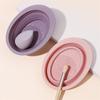 Soft Silicone Makeup Brush Cleaner Folding Powder Puff Cleaning Bowl Eyeshadow Brush Cleaning Pad Beauty Tools Portable Washing