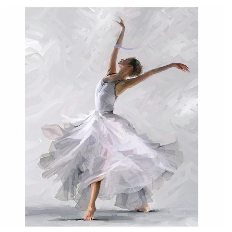 Cross Stitch finished picturedancing girls embroidery decor