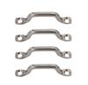 Belt Buckle for Belt Width Up To 25 Mm, Stainless Steel, Lashing Buckle, Strap Buckle, 4 Pieces
