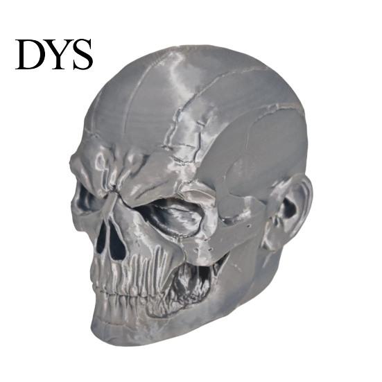 Část pro úpravu vozidla Kryt tažného zařízení Lebka, Univerzální tažná koule 3D tištěný Prachový Tvrdý Styl Krytka nářadí nákladního vozidla s texturou prasklin,