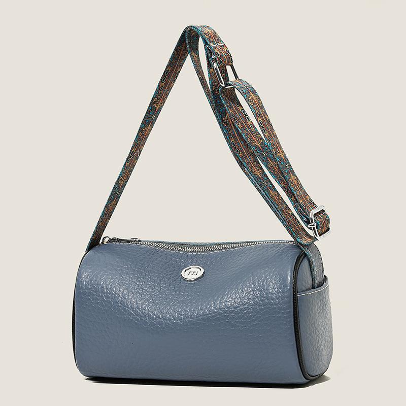 First Layer Cowhide Pillow Women'S Genuine Leather Women'S Bag Trendy Shoulder Messenger Bag