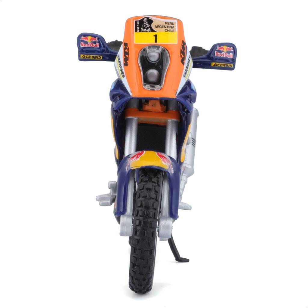 Bburago 1/18 Scale Red Bull KTM Factory Racing Series KTM 450 Rally Dakar Rally / Diecast Model Car, Finished Model, 18-51071