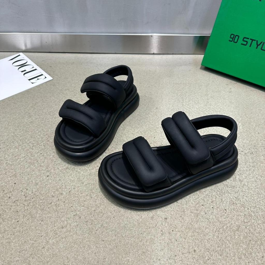 Footwear One Word Summer 2024 White Sandals for Woman Platform Beach Women's Shoes with Medium Heels Daily H Original Sandal F