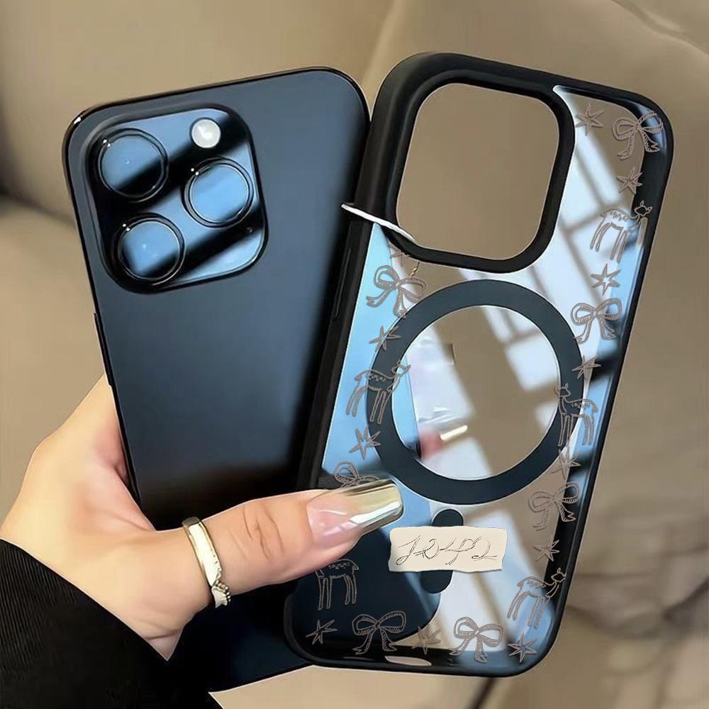 Magnetic Phone Case for iPhone  11 12 17 14 15 Pro Max 15 14 16 Pro13 14 15 16 Shockproof Case Mag-Safe Magnetic Ring Back Cover