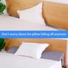 Sponge Pillow for Comfort Support and Sealing Between Bed and Wall Stops Items Dropping Easy Clean Cover