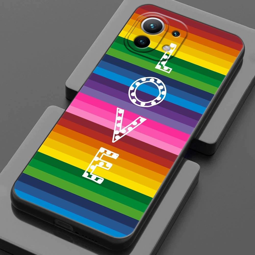 Gay Pride Flag Lesbians LGBT Rainbow For Xiaomi 15T Pro Phone Case For Mi 14T 11T 12T 13T 15 POCO M6 X6 F5 F6 F7 M7 X7 Pro Cover