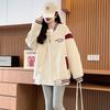 2025 New Arrival Women's Fleece Baseball Hoodie for Junior & Senior High School - Early Autumn/Spring