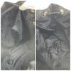 PRADA Rucksuck Backpack Daypack Tessuto Nylon Leather Silver Hardware Black Women's Triangle Logo Plate