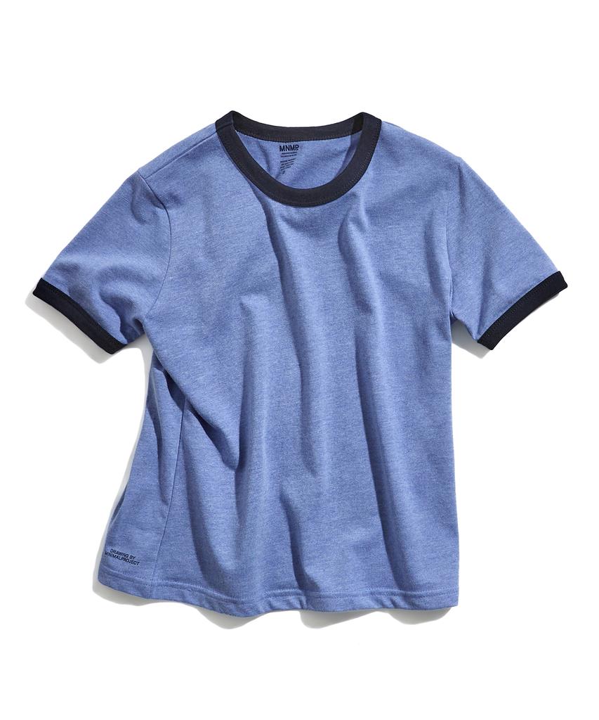 MINIMALPROJECT Under Log Ringer Short Sleeve T-Shirt Mst186 [Sky]