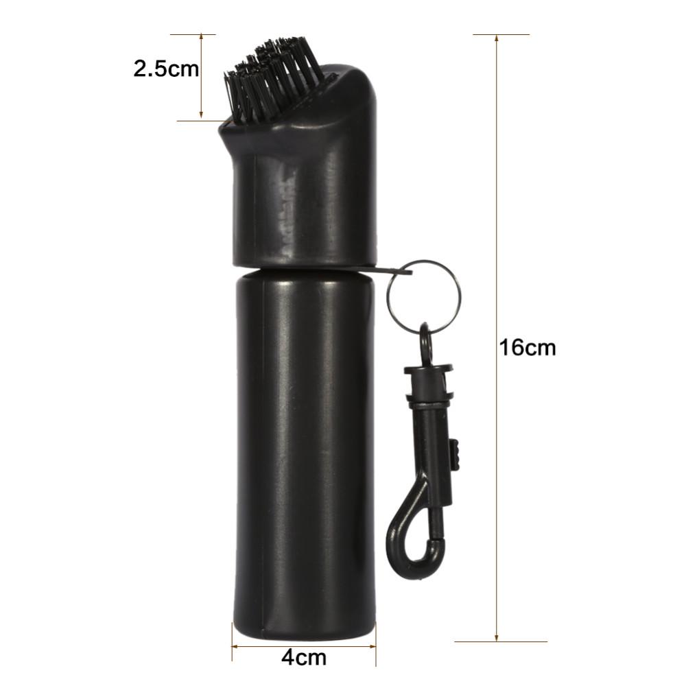 Golf Club Ball Cleaning Brush Set with Water Bottle Dual-Head Scrub Brush for Irons Woods & Golf Balls Durable Golf Accessories