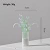 Handmade Glass Mini Flower Ornament Art Glass Artificial Flower With Small Vase Tabletop Decoration For Home Desktop Gift