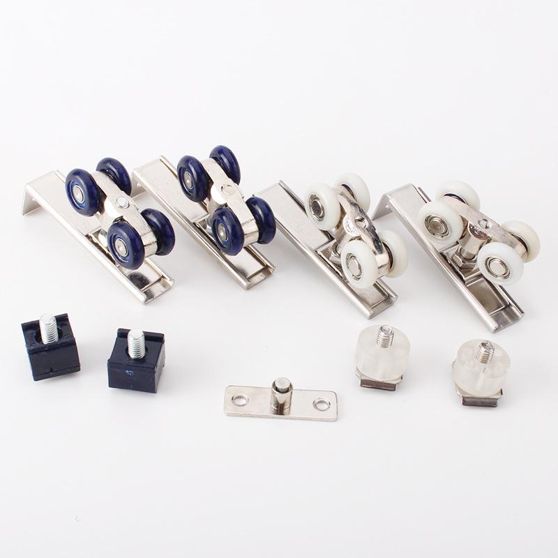 Skåp skjutdörr rullset i rostfritt stål