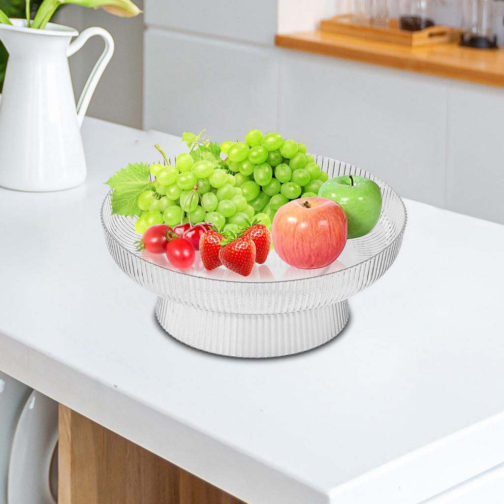 Fruit Plate Decorative Bowl, Snacks Fruit Basket Bowl, Dessert Display Stand, Dish Holder for Kitchen Farmhouse Home Decor