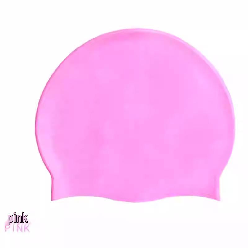 Waterproof, High-Elastic Swim Cap for Long Hair – Comfortable, Pro-Grade Silicone with Ear Protection for Men & Women.