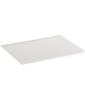 Yamazaki Wide Glass & Mug Stand, White, Approx. W42.5 X D30.7 X H1.5cm, Tower Series, Glass Stand with Drainer, 3328