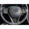 Carbon fiber Steering Wheel Trim 3pcs For   Toyota Venza