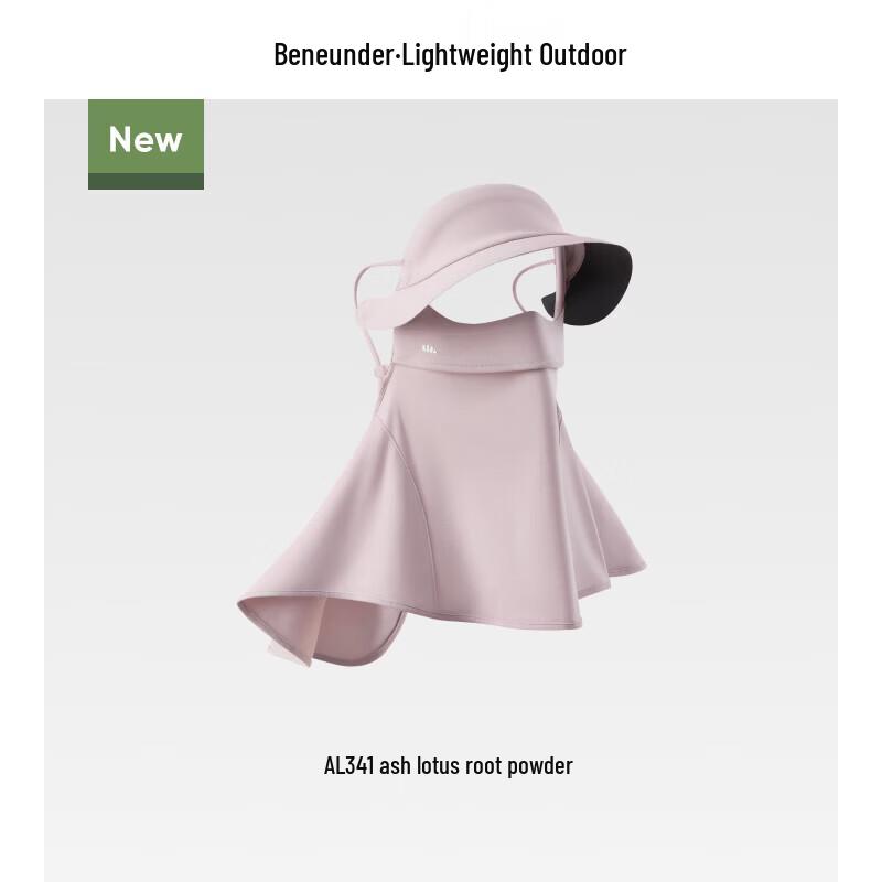 Beneunder Women s Summer Brimmed Sun Protection Face Mask with Neck Guard AL341