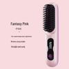 Wireless LCD Hair Straightening Comb with Negative Ion Technology - Portable, Non-Damaging Electric Comb for Safe Hair Styling