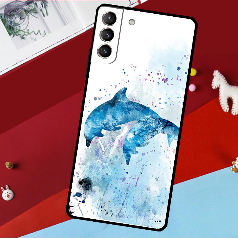 

Dolphin Funda For Samsung Galaxy S26 S25 S24 S21 S22 S23 Ultra S10 Plus S20 FE S25 FE Phone Case Galaxy S20 Plus