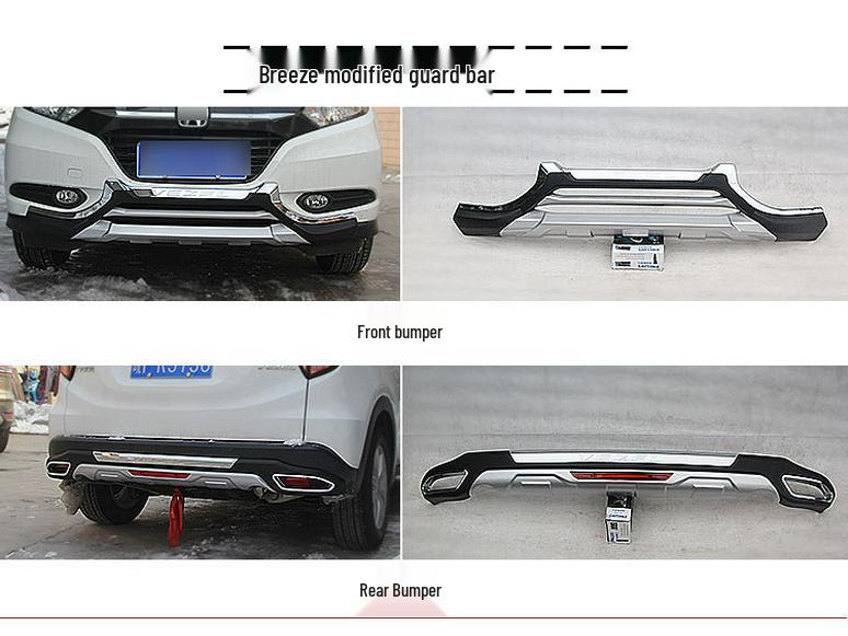 Vezel Front & Rear Bumper Guard Bars - Crash, Decorative & Modification Use