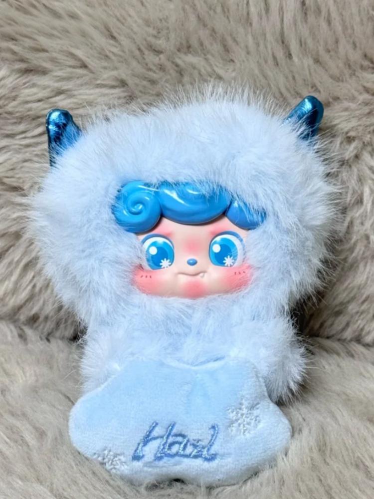 Genuine New Q.Kid Weather Series Mini Cute Vinyl Plush Surprise Box Keychain Decor Birthday Collectible Gifts For Kids Adults Children's Birthday Gift