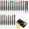 18/24Pcs Mini Magnetic Screwdriver Set Handheld Micro Precision Screwdriver with Box for Eyeglasses Jewelry Electronics Repair 4