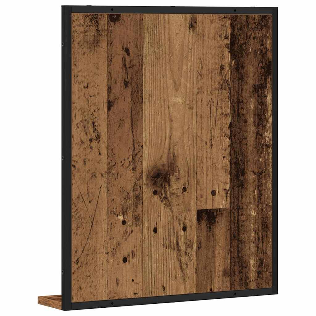 Vintage Wood Mirror 50 x 12 x 60 cm Glass and Engineered Wood