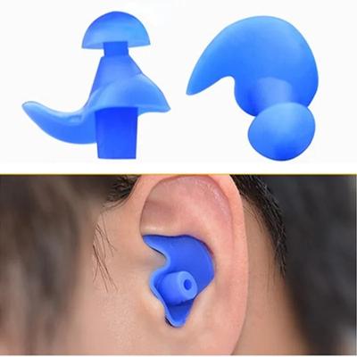 1Pair Waterproof Swimming Earplugs with Box Soft Silicone Spiral Ear Plug Anti Noise for Sleeping Snoring Diving Accessories Earplugs for Bathing
