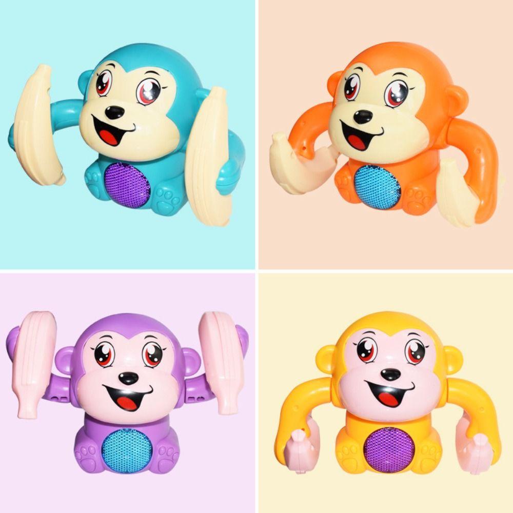 Baby Rolling Monkey Toy Tumbling Monkeys Game Voice-activated Tumbling Monkey Electric Baby Toys