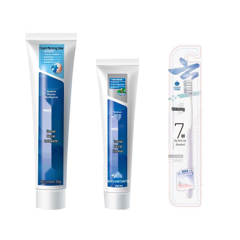 Набор зубных паст Yunnan Baiyao Fresh Breath