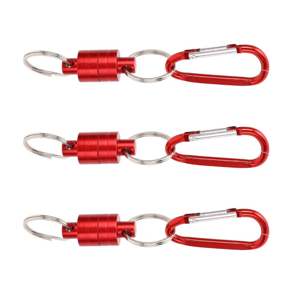 3PCS Magnetic Key Holder Quick Release Keychain Aluminum Alloy Portable Magnetic Buckle for Repair T