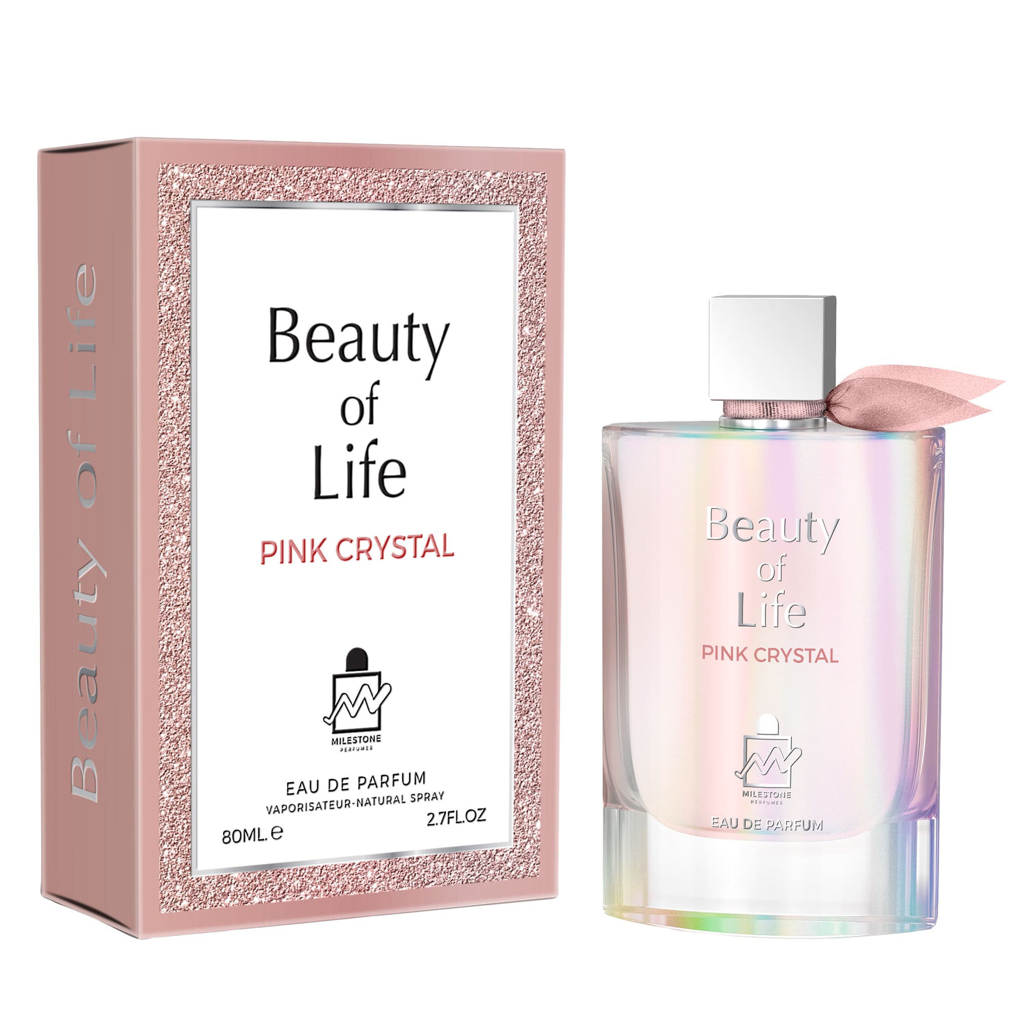 

Beauty of Life Pink Crystal Milestone Eau de parfum for women 80 ml
