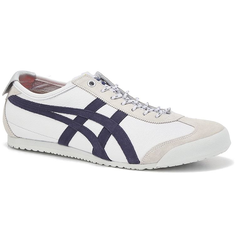 ONITSUKA TIGER Mexico 66 Versatile Daily Non-Slip Low-Top Lifestyle Shoes Unisex Sneaker White Blue 1183B646-100