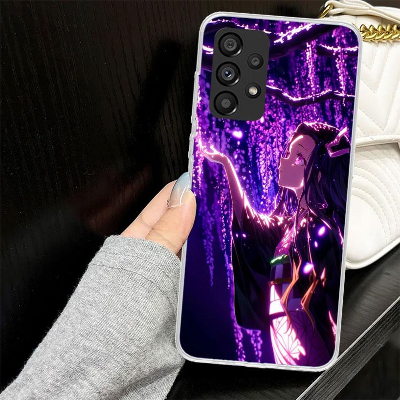 Kamado Nezuko Demon Slayers Case for Samsung Galaxy A52 A42 A32 A22 A12 A51 A50 A02S Phone Cover A41 A31 A21S A40 A30S A20E A10S