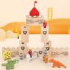 Montessori Building Block Sets Castle Stacking Construction Bricks Toys for Kids Christmas Gifts DIY Logic and Creative Toy
