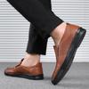 Summer Hollow Out Microfiber Leather Mens Casual Shoes Man's Flat Loafers Office Business Dress Male Work Walking Driving Shoes