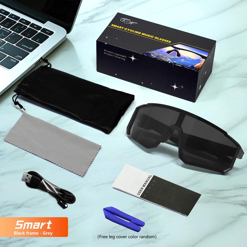 Bluetooth Cycling Sunglasses: UV Protection, Music & Calls, Color-Changing