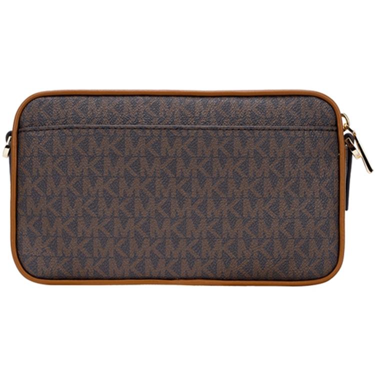 New MICHAEL KORS Leather Camera Bag, Commute Bag, Crossbody Bag Medium Women's Brown 32F1G2BC2B-252