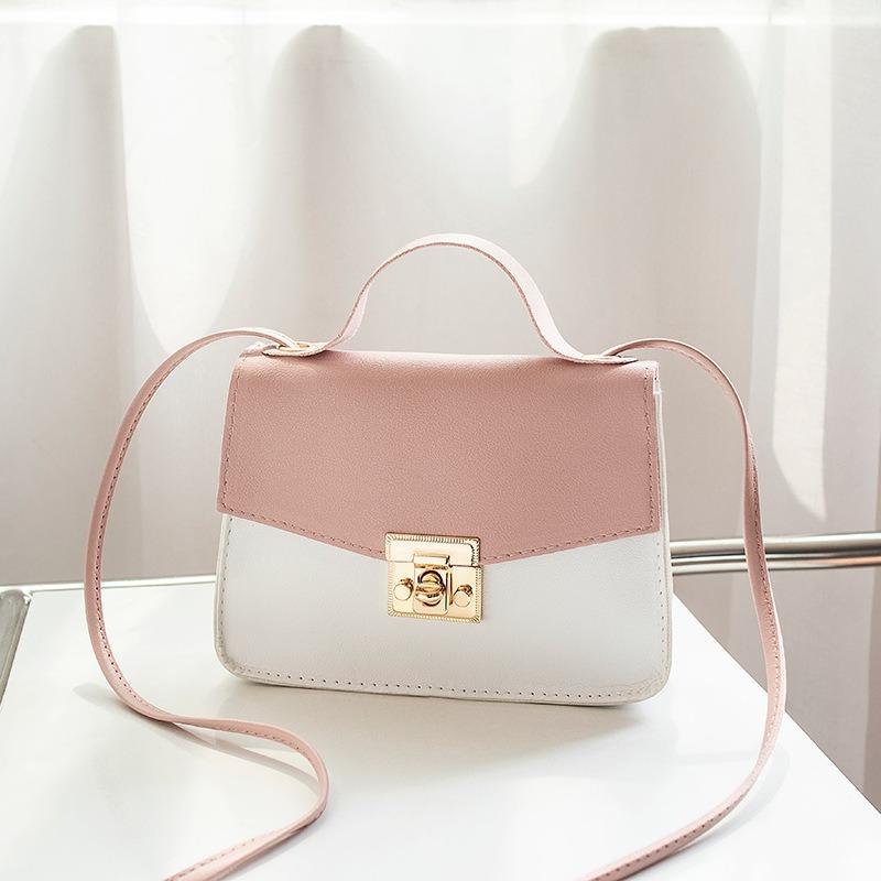 Guangzhou Women's Small Bag Summer New Product Trend Single Shoulder Oblique Span Contrasting Color Personalized Small Square Bag