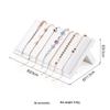 White Jewelry Display Stand for Bracelets, Rings, and Necklaces