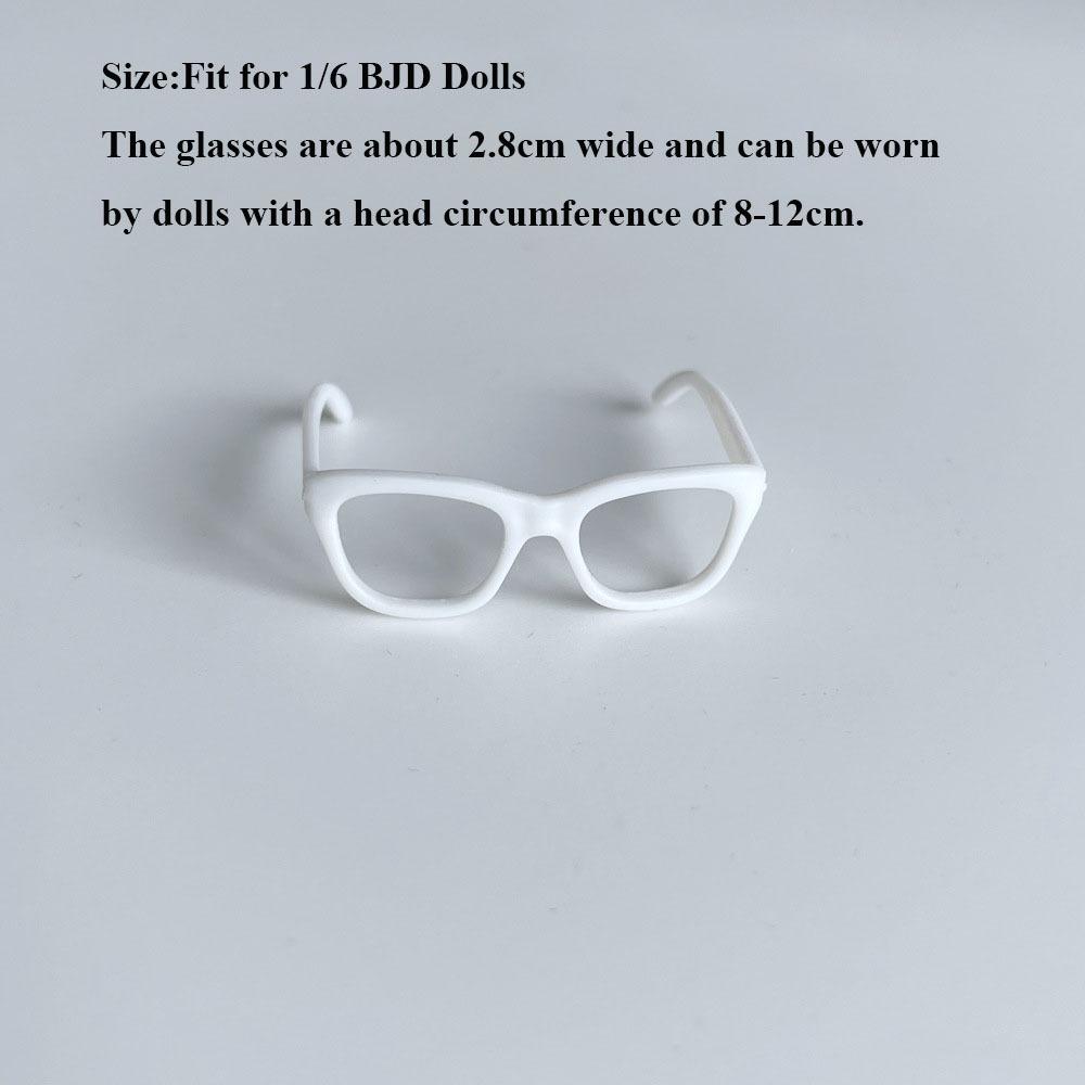 Handmade 1/6 Doll Plastic Glasses Fashion High Stretch Jumpsuit for 1/3 BJD 30/60cm Dolls
