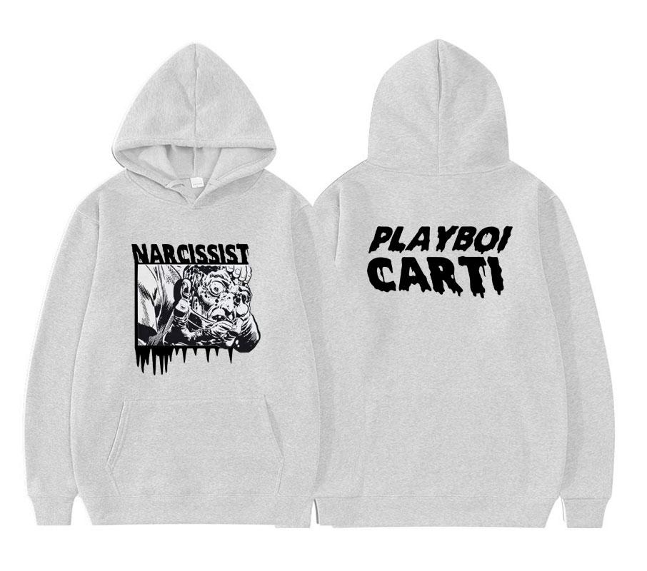 

Playboi Carti Hoodie Harajuku Print Hoodies Regular Man Tops Streetwear Quality Men Rapper Popular Hip-Hop Hooded Sweatshirt 3XL
