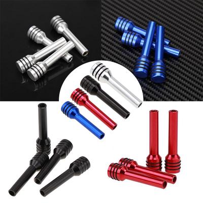 1 pezzo/4 pezzi copertura perni di tiraggio della manopola della serratura della porta automatica dell'automobile universale in metallo blu/rosso/nero