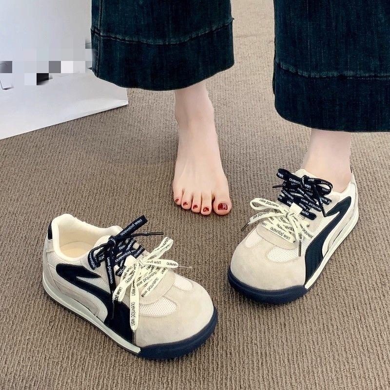 New retro style women's autumn casual platform heightening board shoes versatile big head sports shoes