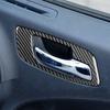 Carbon Fiber Inner Door Handle Bowl Cover Trim 4 Pcs for Dodge Charger 2015-20